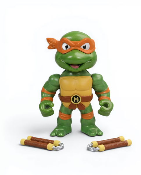 Teenage Mutant Ninja Turtles (TMNT) Michelangelo Action Figure Jada – detail view 6