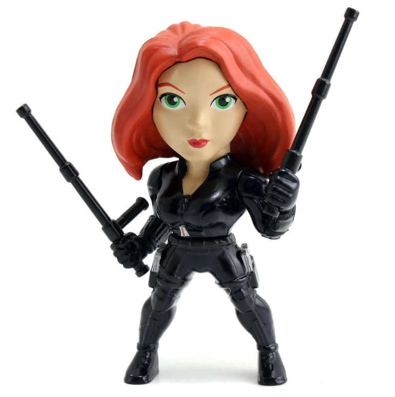 Avengers Black Widow Action Figure Collectible Toy for Kids 10 cm Jada