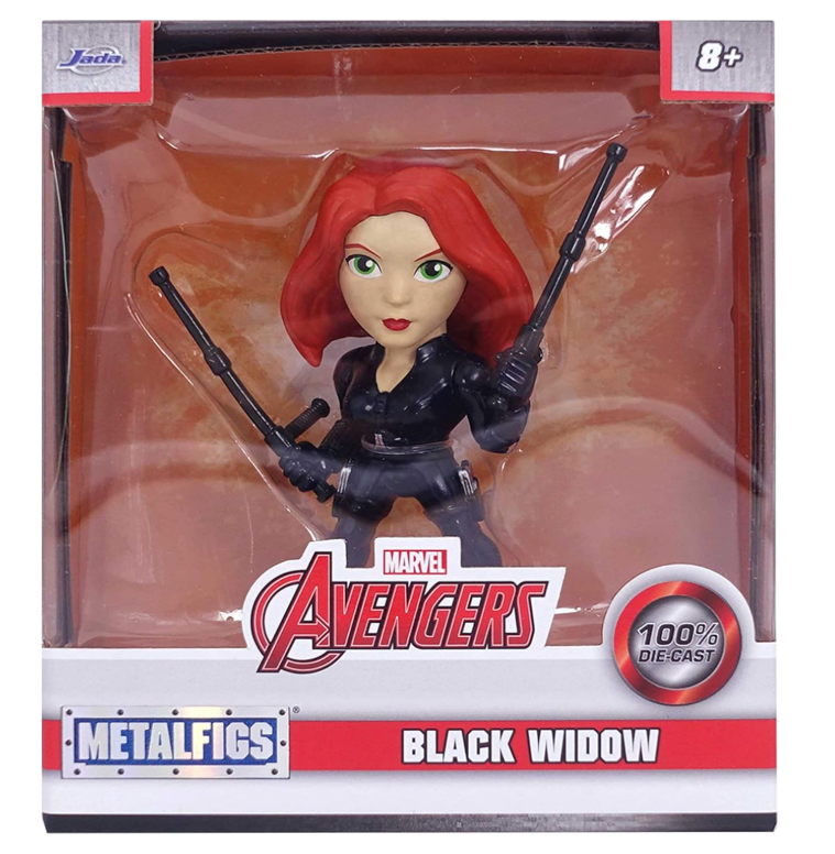 Avengers Black Widow Action Figure Collectible Toy for Kids 10 cm Jada