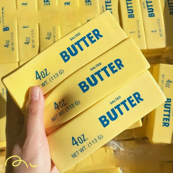 Butter Squishy Toy, Soft Slow Rising Squeeze Butter Squishy, Realistic Texture Sensory Play Toy, Fun Desk Toys for Kids, Teens & Adults