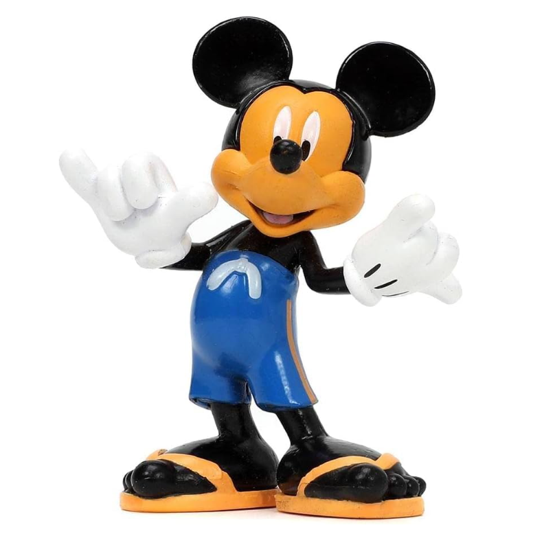 Disney Mickey Volkswagen VW T1 Bus With Mickey Mouse Figure 1/24 Scale Model