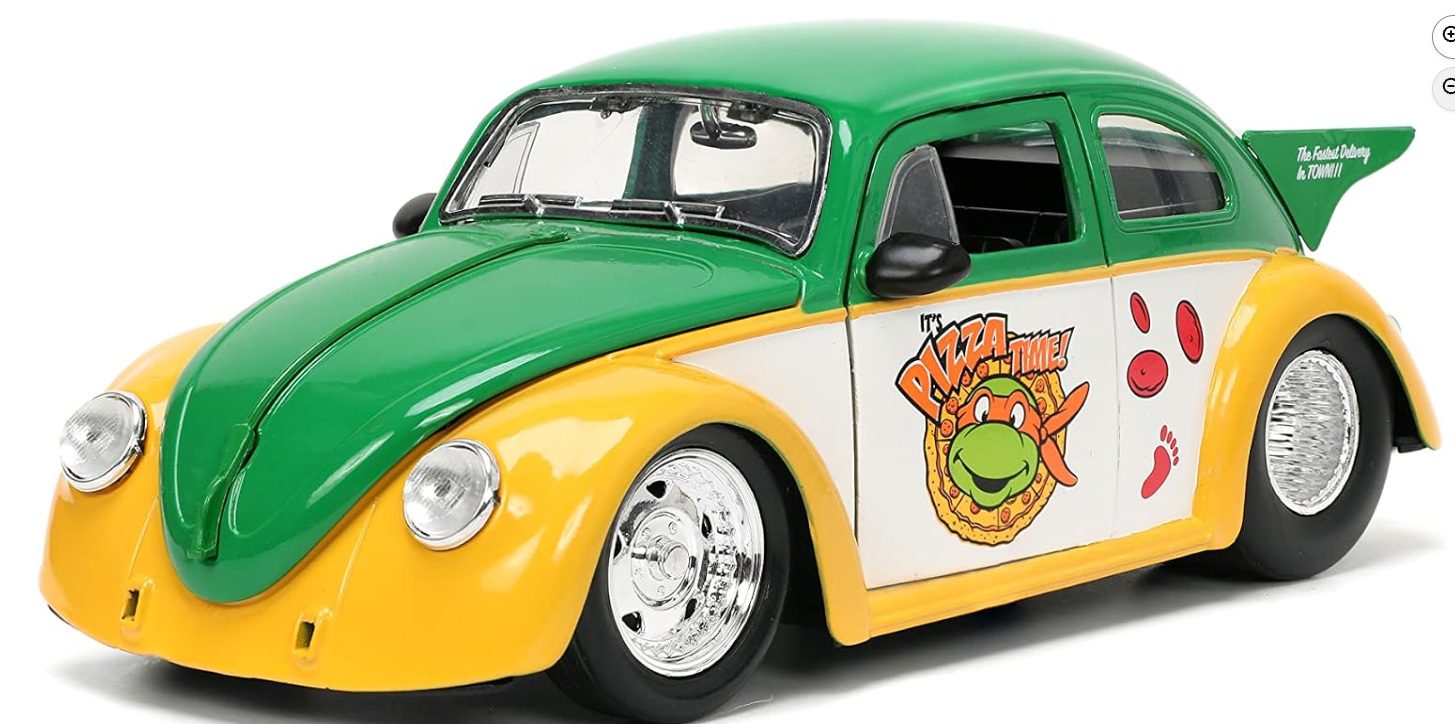 Teen Mutant Ninja Turtles 1959 Volkswagen Drag Beetle 1/24 Scale Model