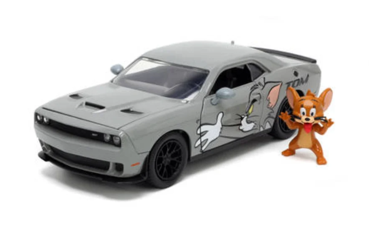 Tom & Jerry 2015 Dodge Challenger HellCat 1/24 Scale Model