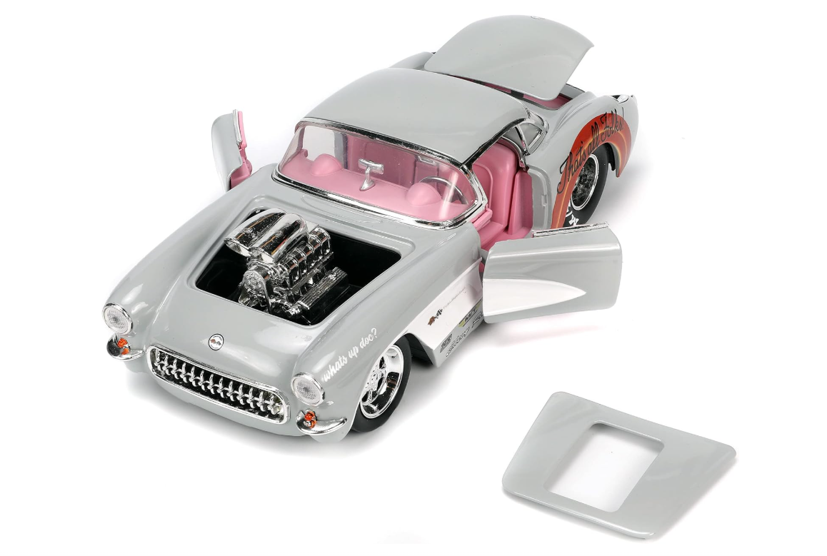 Jada Looney Tunes Bugs Bunny 1967 Chevrolet Corvette - 1:24 Scale Die-Cast Model