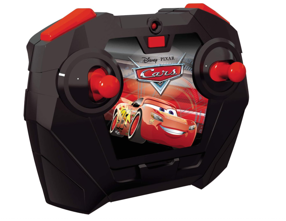 Jada Disney Pixar Cars Lightning McQueen RC Turbo Racer – 1:24 Scale
