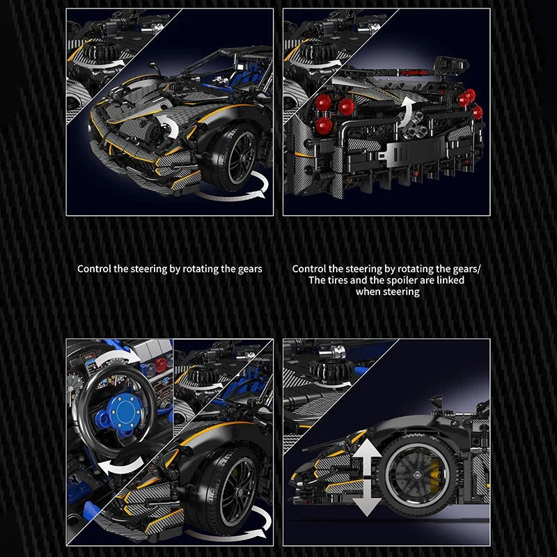 ست ساختمان مدل هایپر ماشین Huayra Mold King 13182