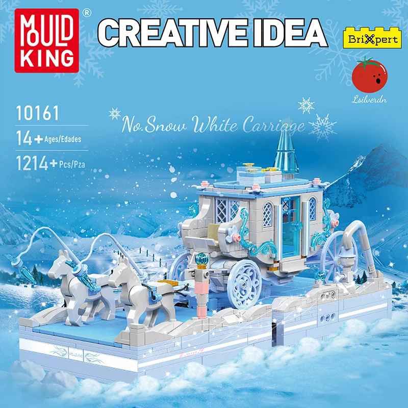 ست آجری کالسکه سفید برفی MOLD KING