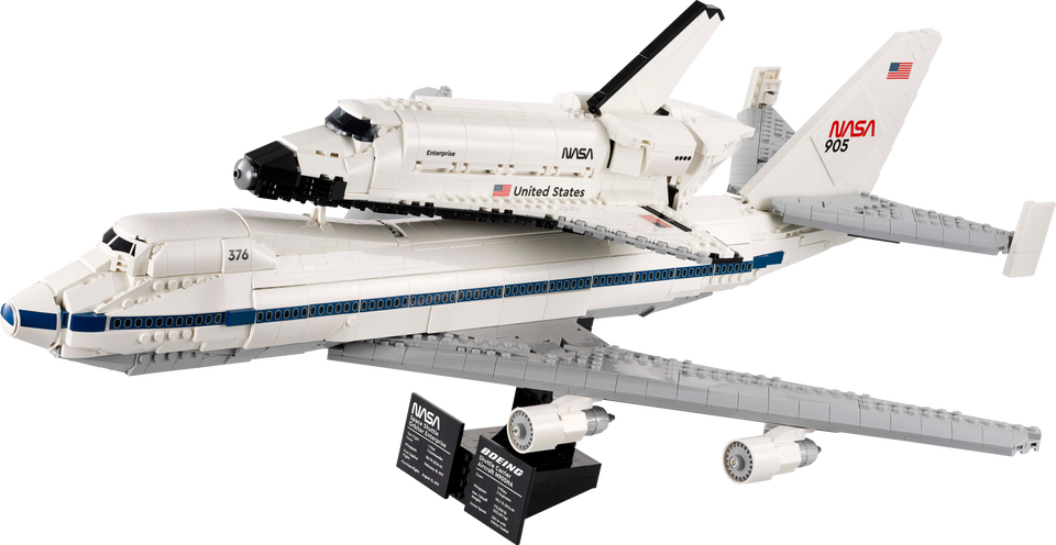 Blast Off with the new LEGO® Icons Shuttle Carrier Aircraft