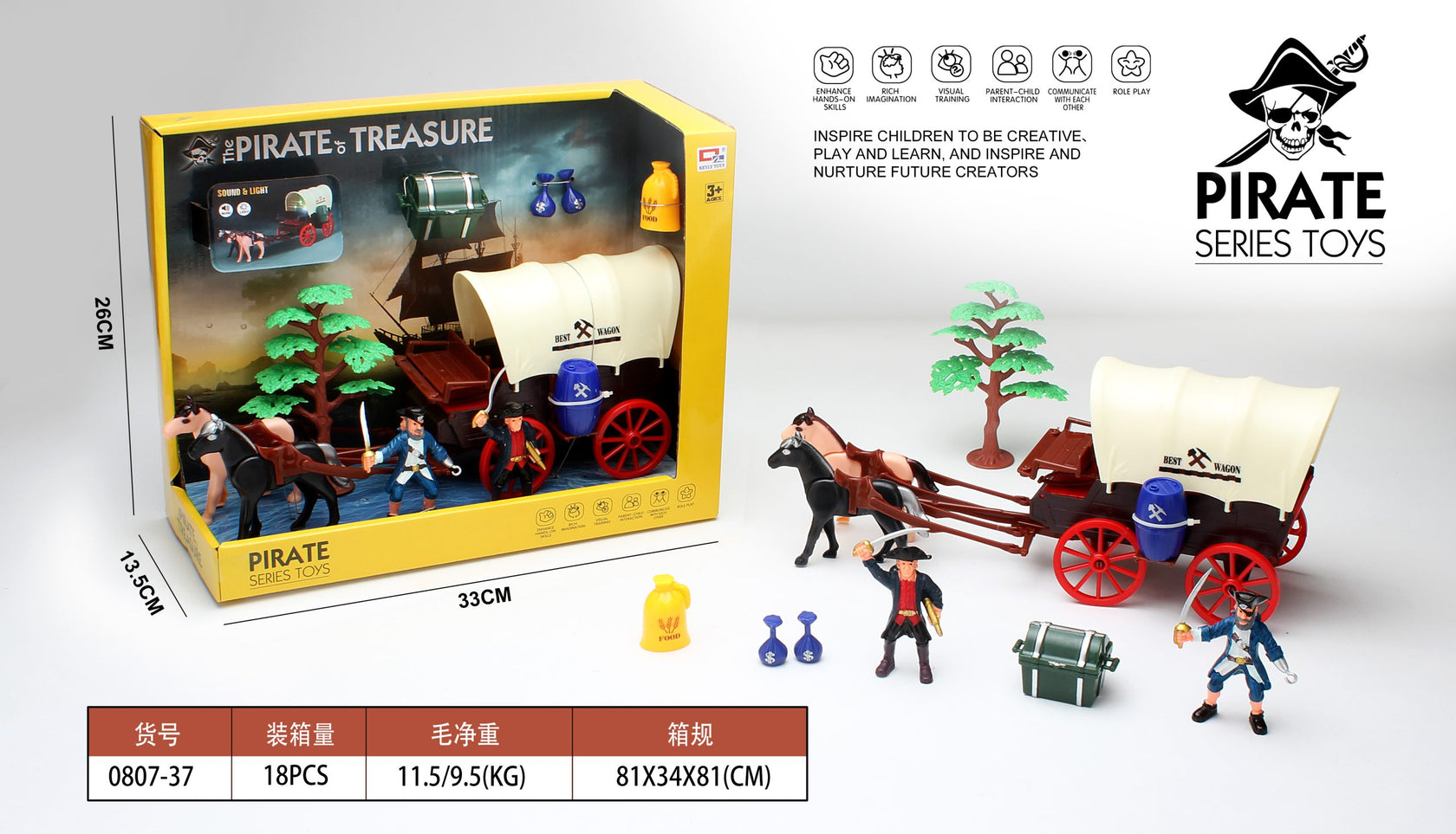 The Pirate of Treasure Playset – product view