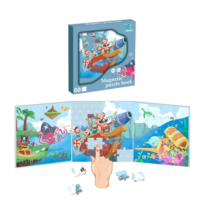 Pirates Magnetic Puzzle Book