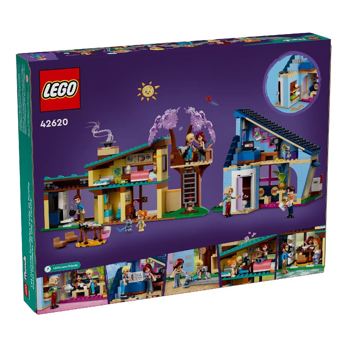Lego Olly and Paisley's Family Houses 42620