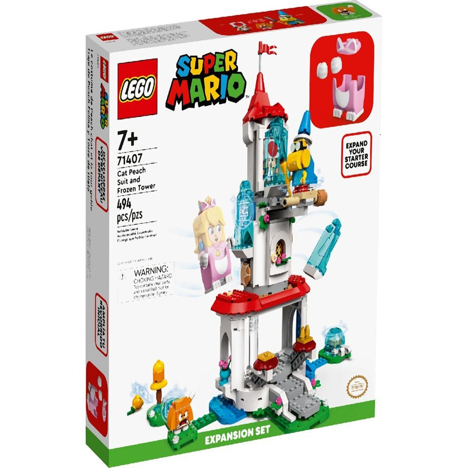 Lego Cat Peach Suit and Frozen Tower Expansion Set 71407