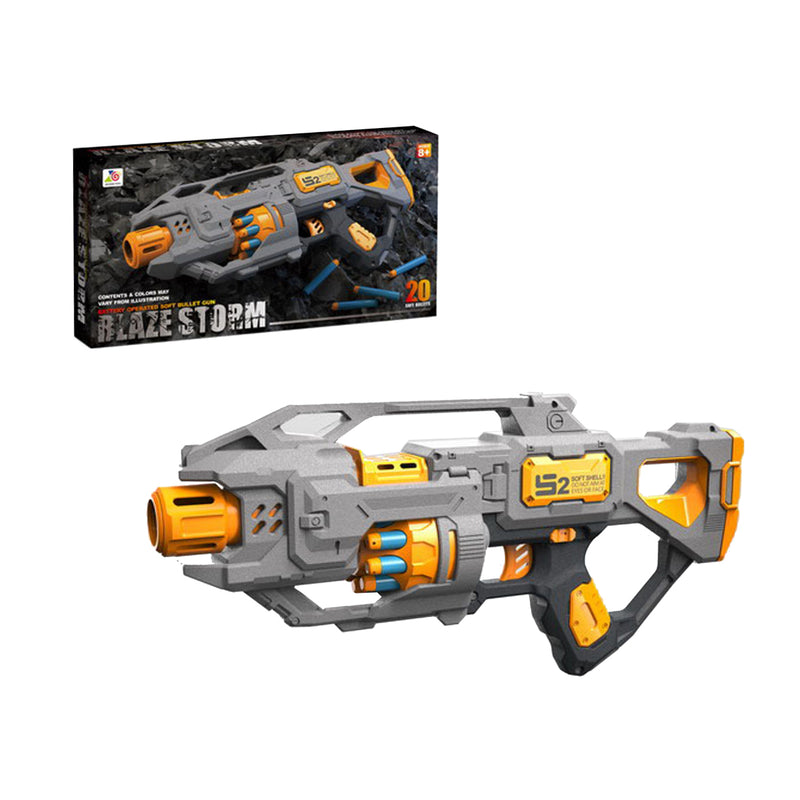 BlazeStorm S2 Electric Soft Bullet Blaster – تفنگ دارت فوم اتوماتیک برای کودکان