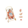 Sweet Stroll Baby Doll Set – Realistic Doll with Stroller & Feeding Accessories