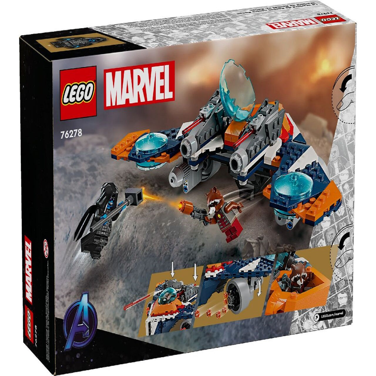 Lego Rocket's Warbird vs. Ronan 76278