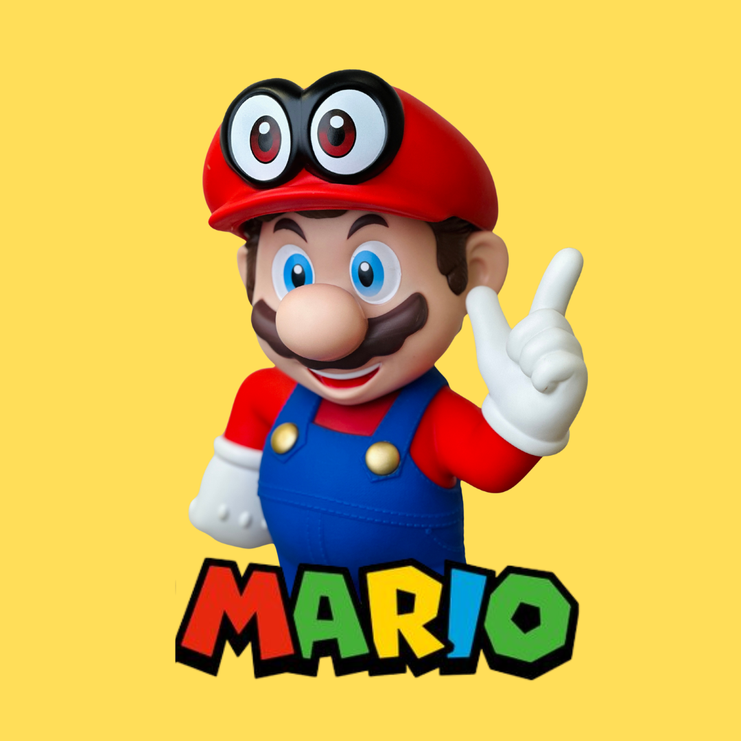 Cartoon Plumber Adventure Mario Figure Collectible Toy – Red Cap Hero Action Figurine for Kids & Collectors