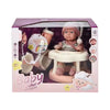 Little Diner Baby Doll Set – Seated Doll with High Chair & Feeding Accessories