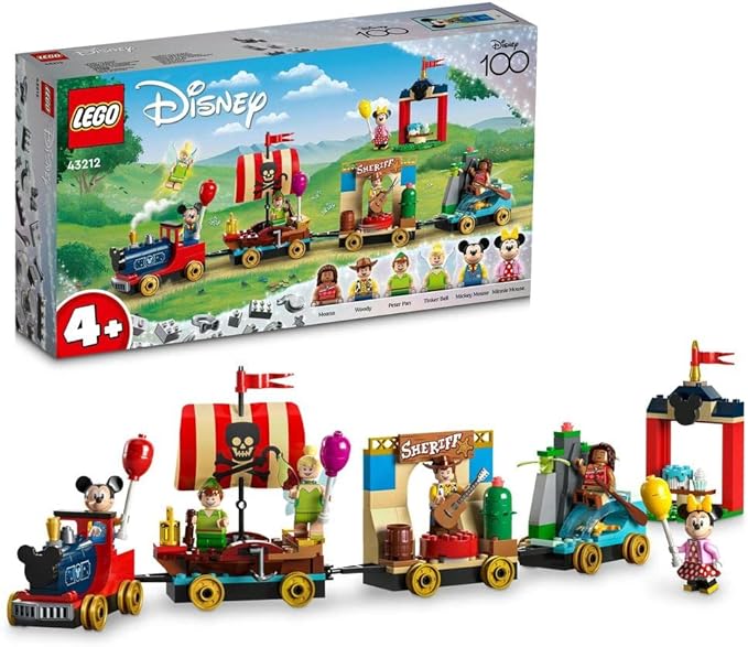 LEGO Disney 43212 Celebration Train – 200-Piece Building Set