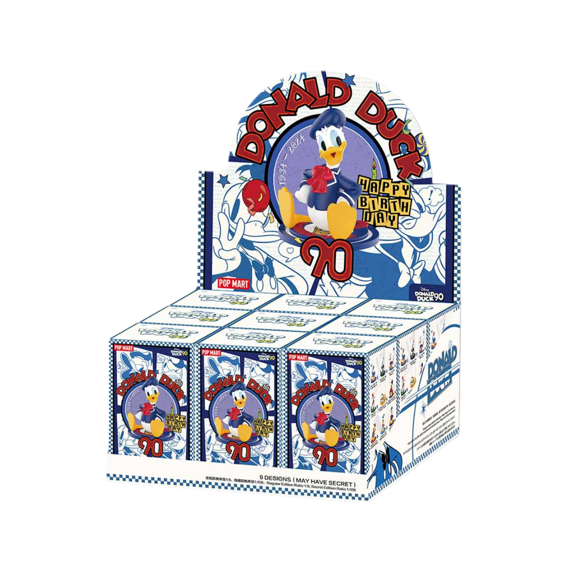 Donald Duck 90th Anniversary Blind Box Figures