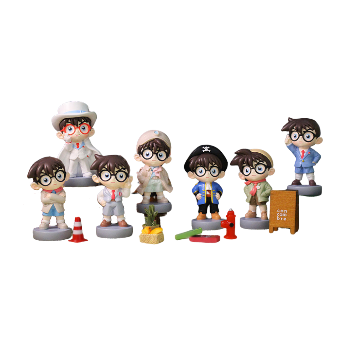 Detective Conan Mini Figure Collection – 8 Character Styles