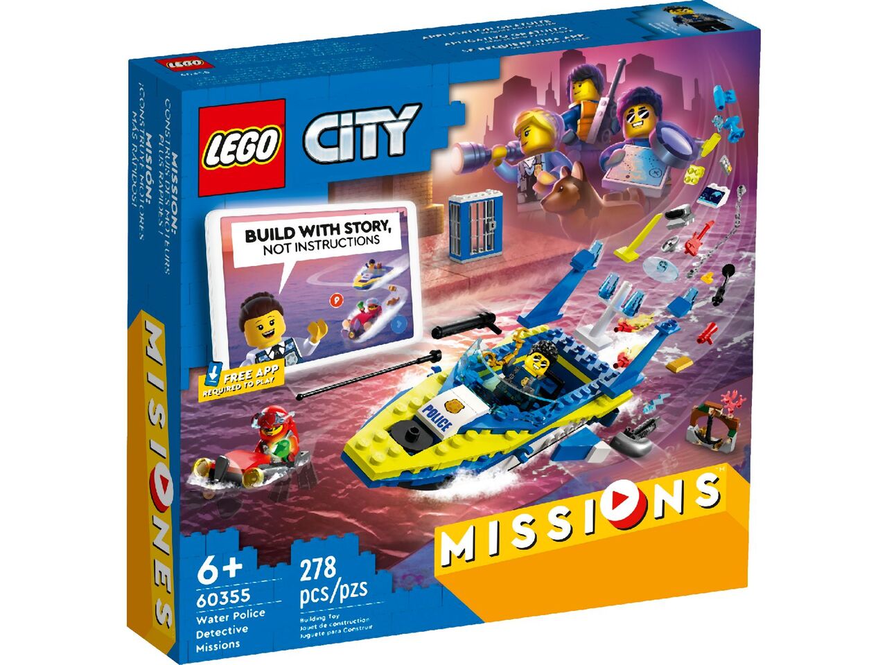 Lego water Police detective mission 60355