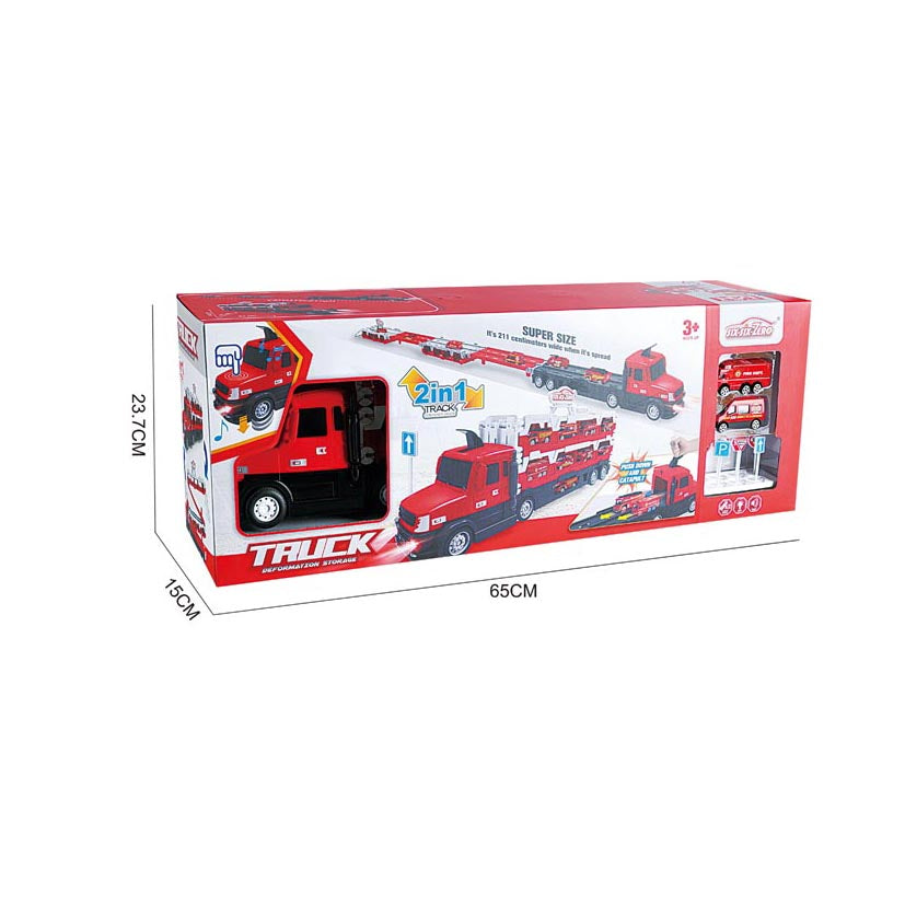 2-in-1 Super Size Track Container Truck
