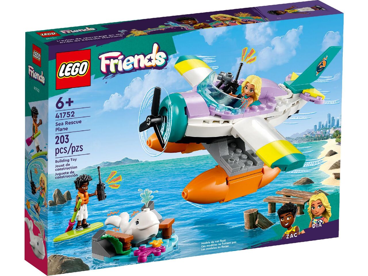 Lego Sea Rescue Plane 41752