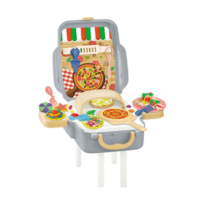 Magic Dough Happy color 3 in 1 multi functional school bag set with 10 colors for 3+ kids
