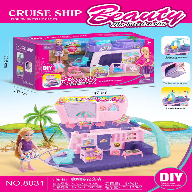 Deck Cruise Ship – Includes Doll & Full Play Set