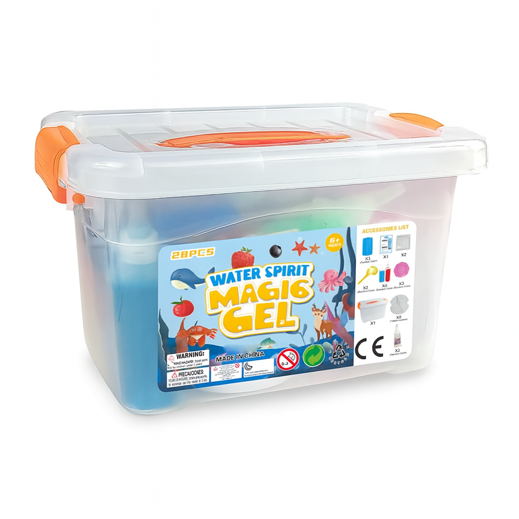 Water Spirit Magic Gel – 88PCS DIY Ocean Life Creation Kit (Box Edition)
