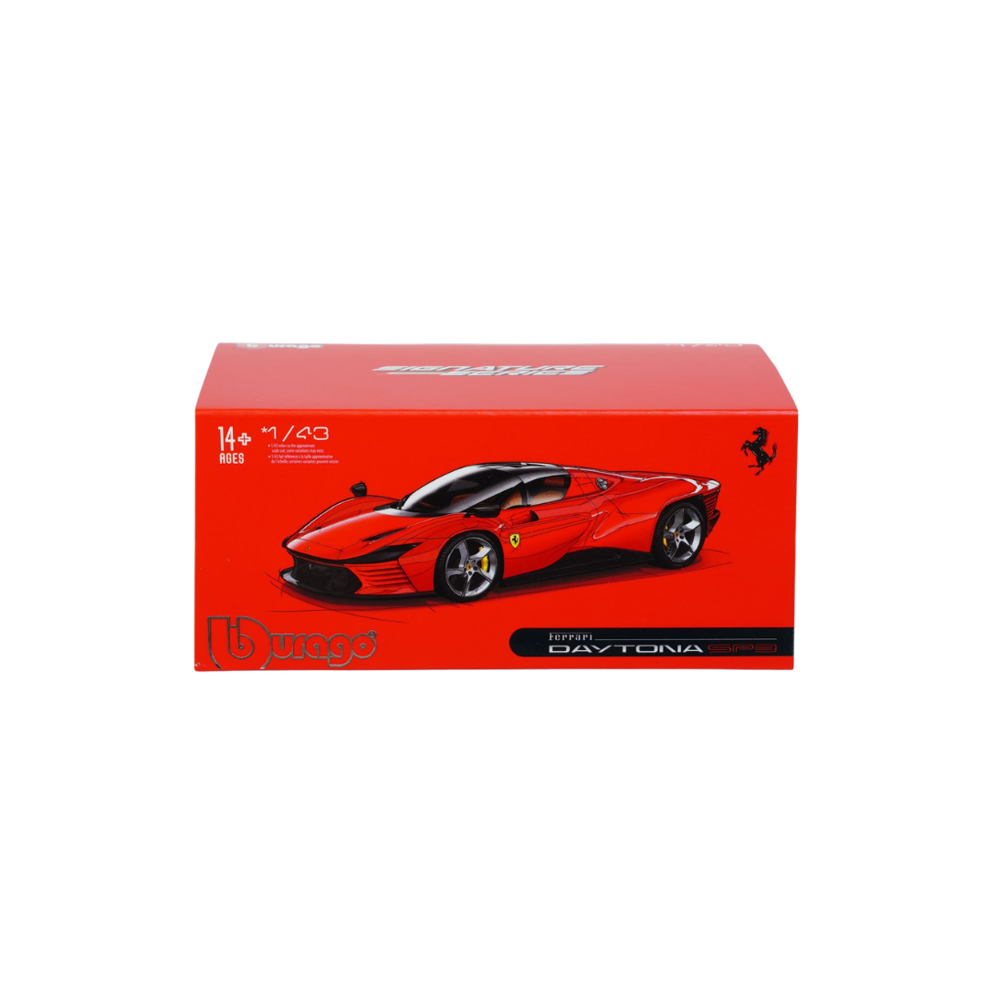 Bburago Ferrari Daytona SP3 Die-Cast Model Car 1:43 Scale – Red