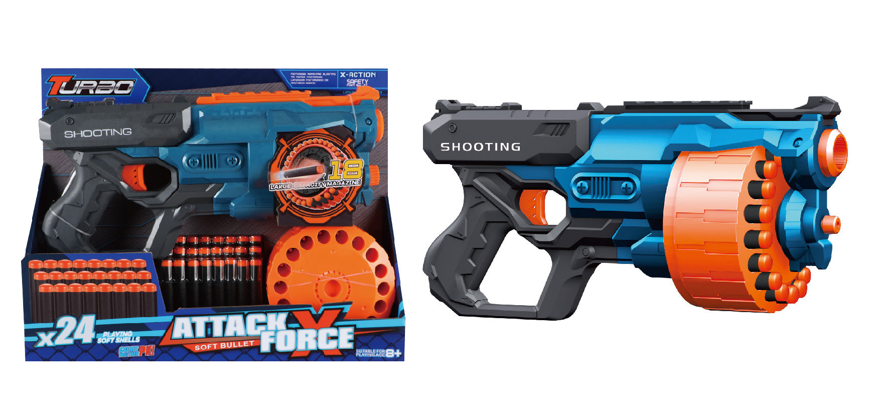 x24 Attack Force Machine Gun