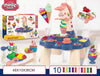 Magic dough happy color dough table with 10 colors for 3+ kids