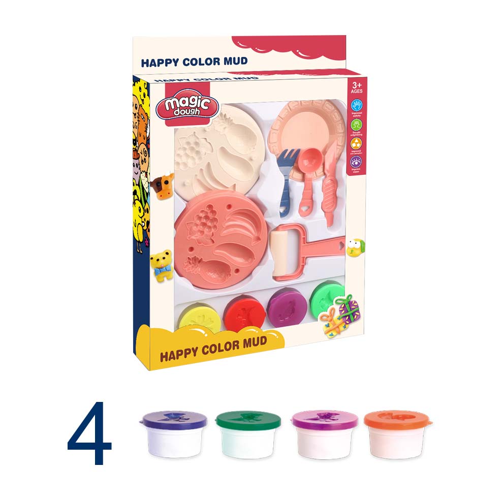 Happy color mud magic fruit