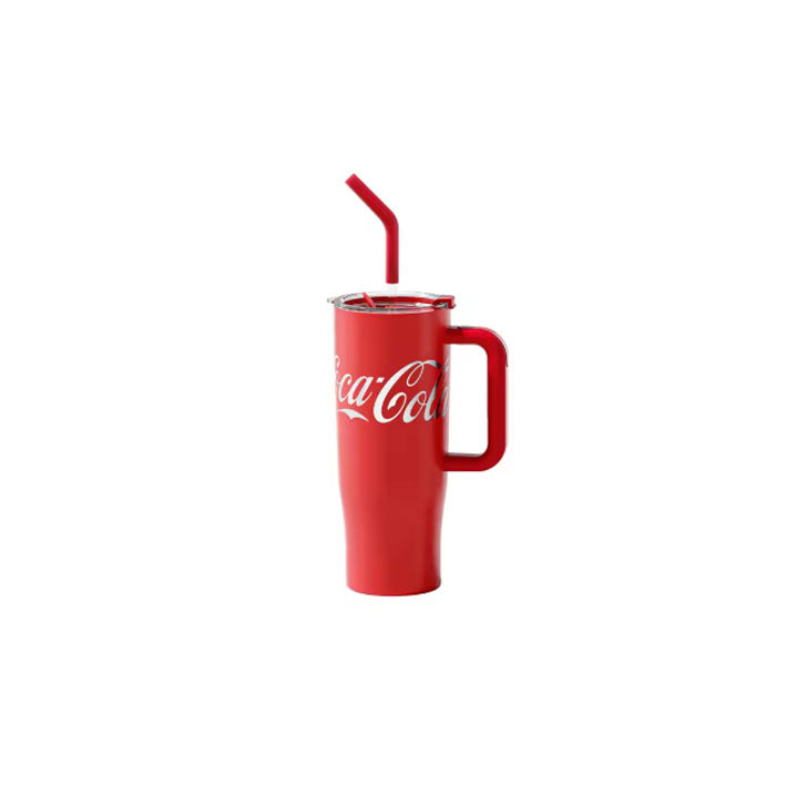 NONOO 1200ml Stainless Steel Tumbler with Handle and Straw