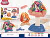 magic dough Happy color fashion barber kit with 4 colors for 3+ kids