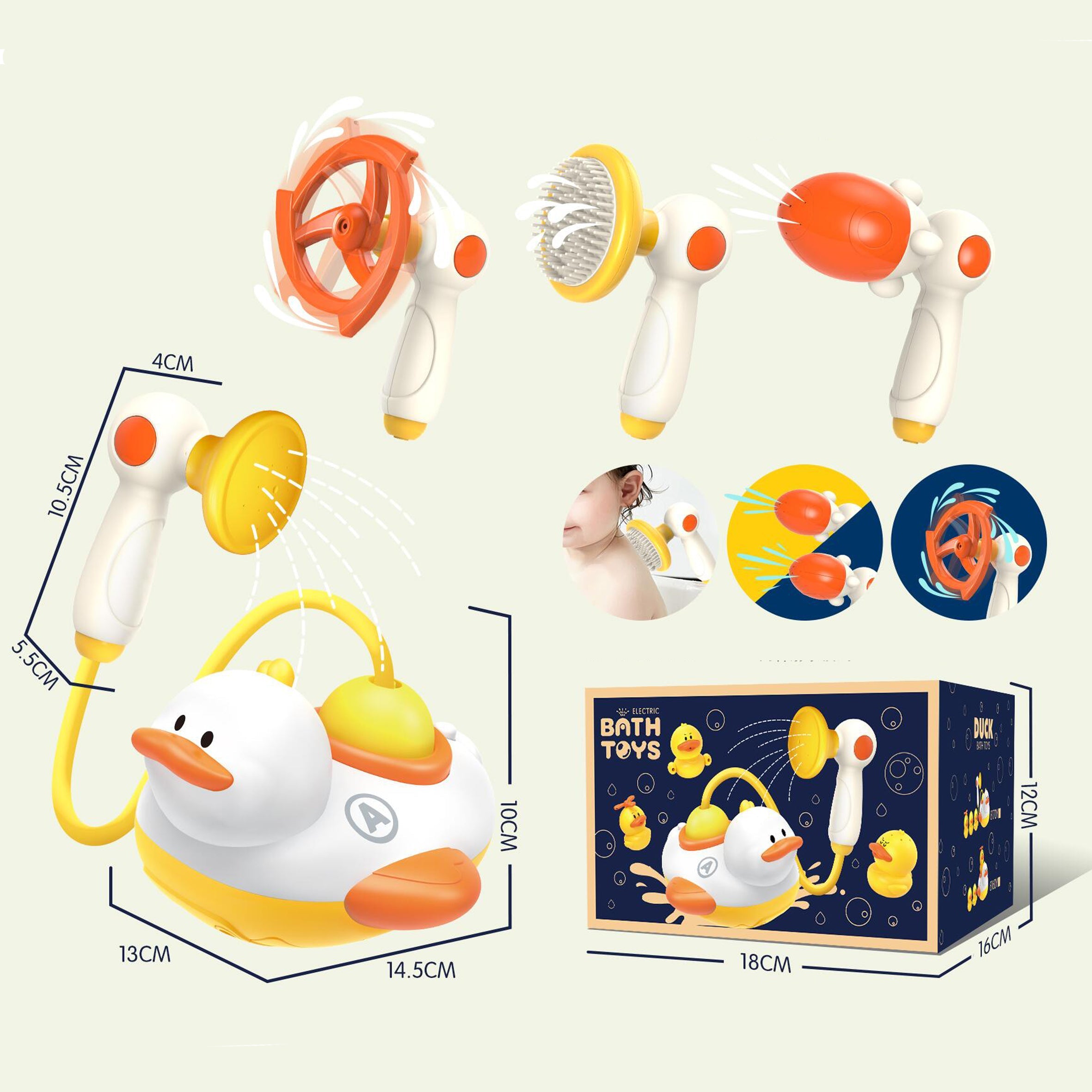 Duck Shower Set