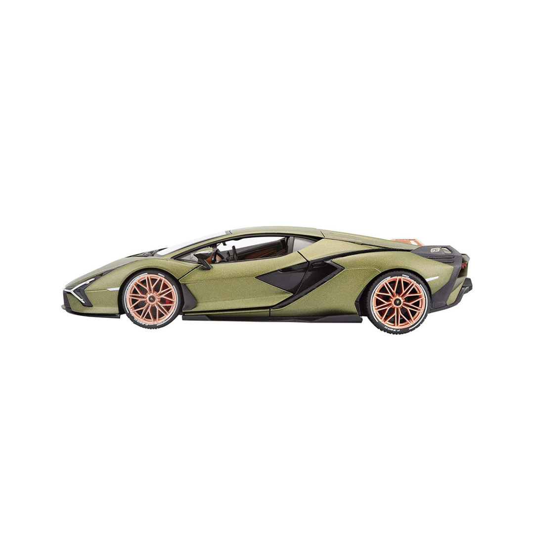 Bburago Lamborghini Sián FKP 37 Die-Cast Model Car 1:18 Scale – Metallic Green
