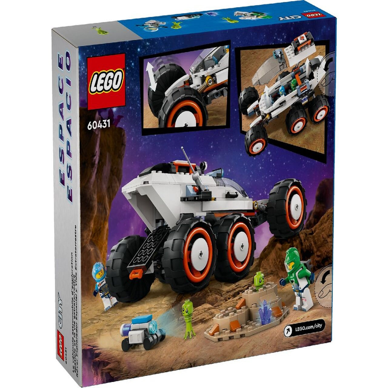 Lego space explorer rover and Alien life 60431