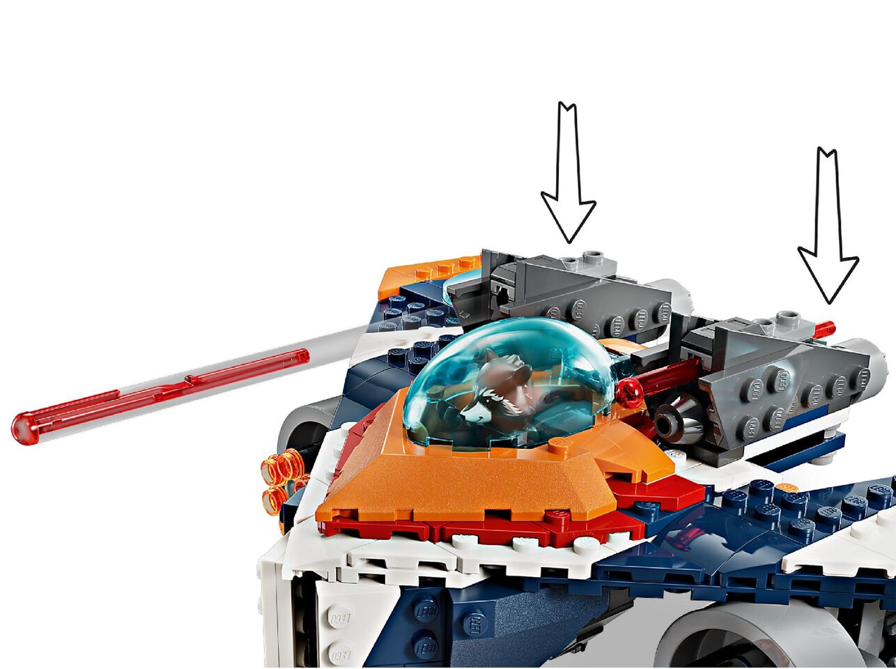 Lego Rocket's Warbird vs. Ronan 76278