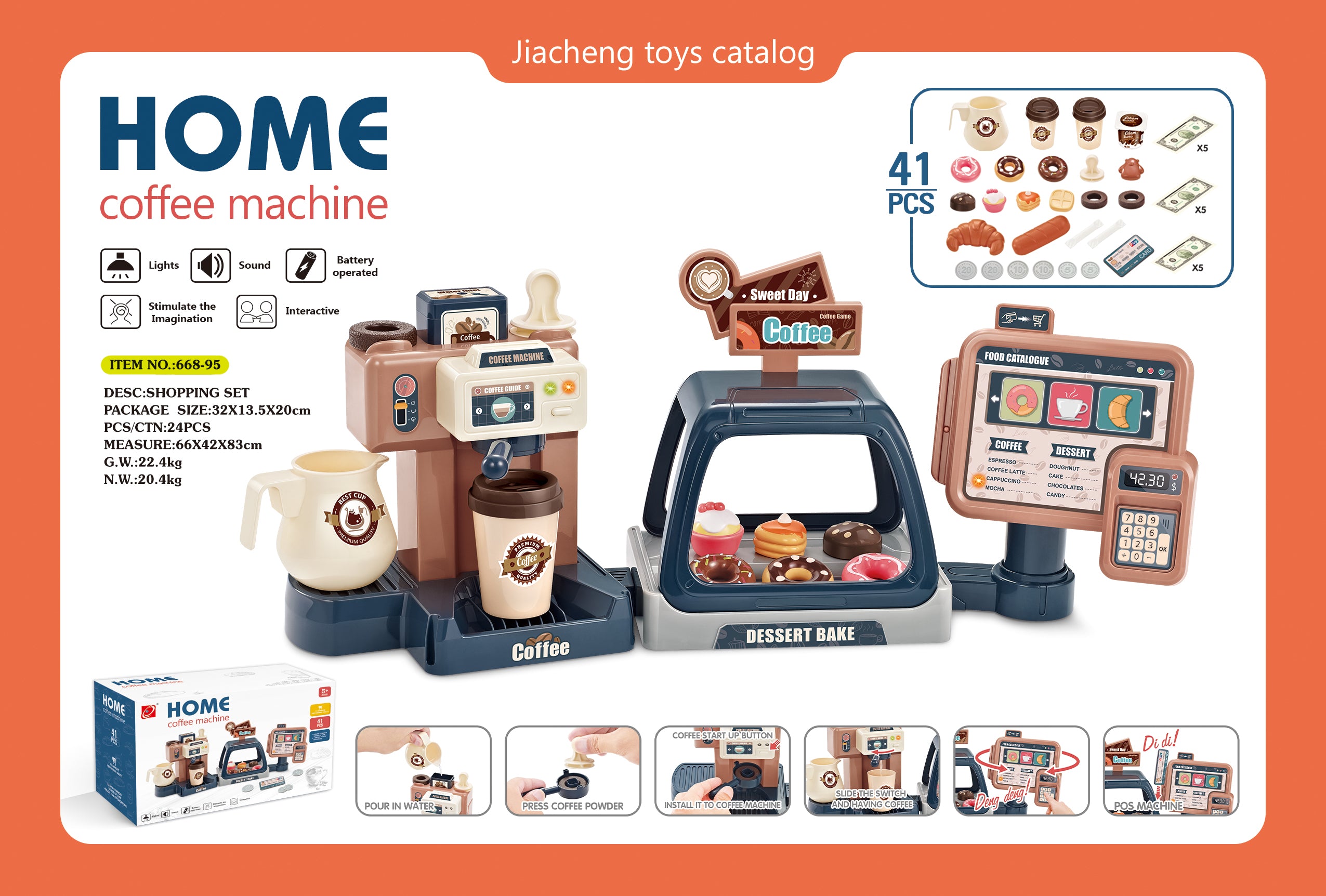 Home Coffee Machine Playset
