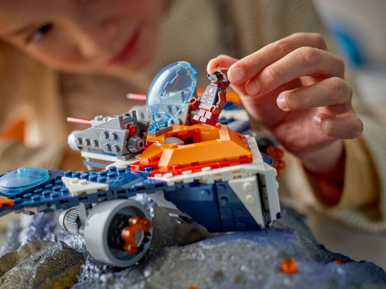 Lego Rocket's Warbird vs. Ronan 76278