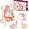 Sweet Stroll Baby Doll Set – Realistic Doll with Stroller & Feeding Accessories
