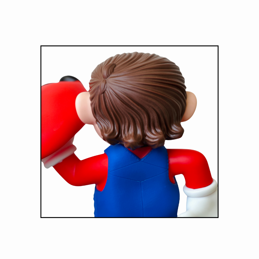 Cartoon Plumber Adventure Mario Figure Collectible Toy – Red Cap Hero Action Figurine for Kids & Collectors