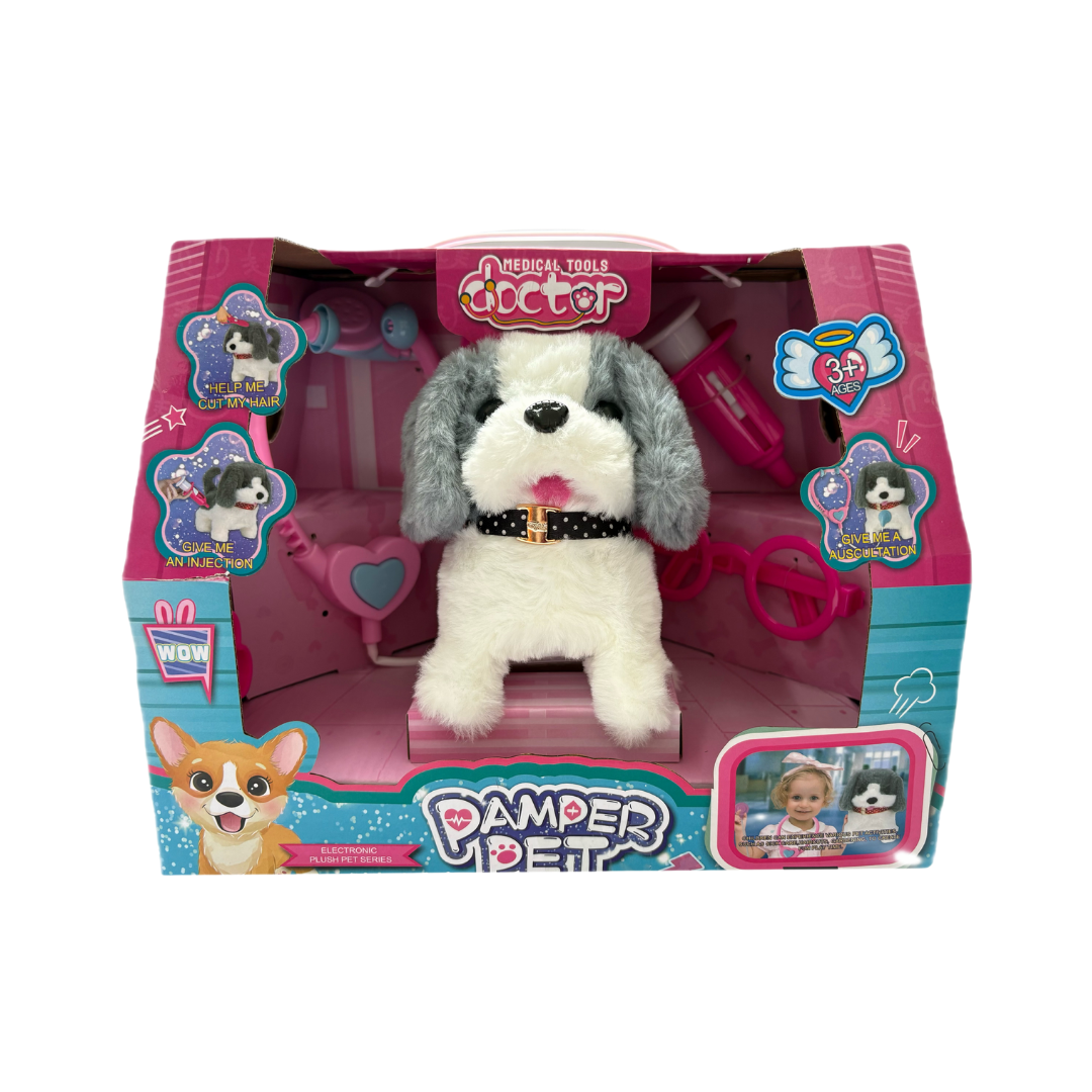 Electric Walking Plush Teddy Dog