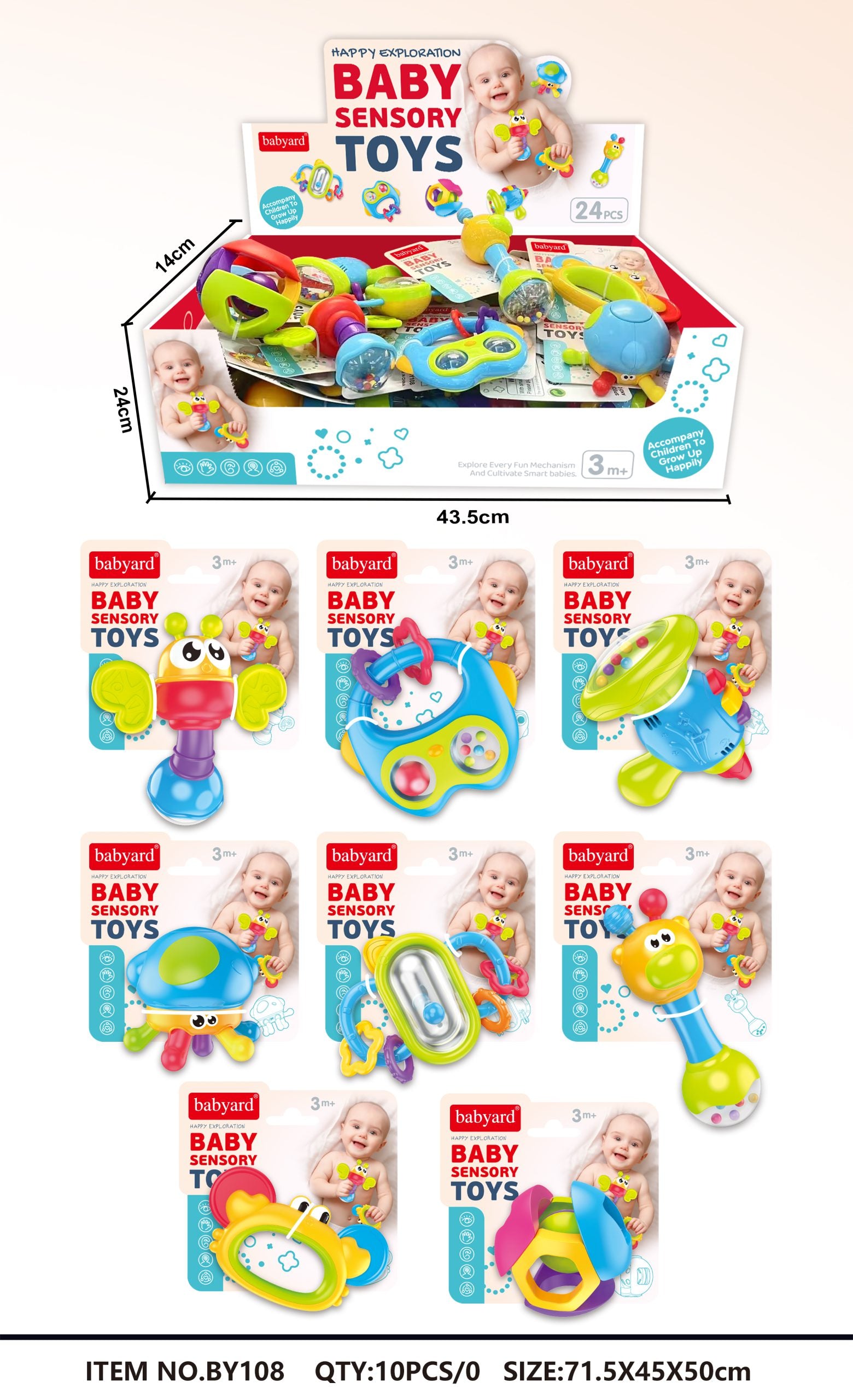 Baby Sensory Toys Set