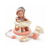 Little Diner Baby Doll Set – Seated Doll with High Chair & Feeding Accessories