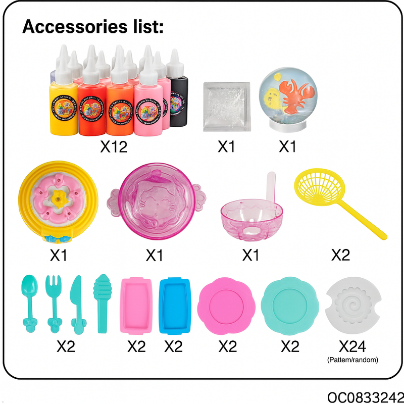 Magic WaterGel Kitchen – DIY Food & Sea Creature Mold Playset