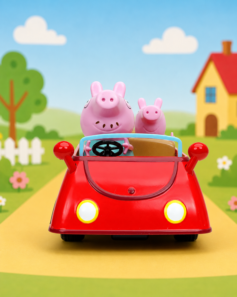 Peppa Pig RC Remote Control Car Red, Toys for Kids