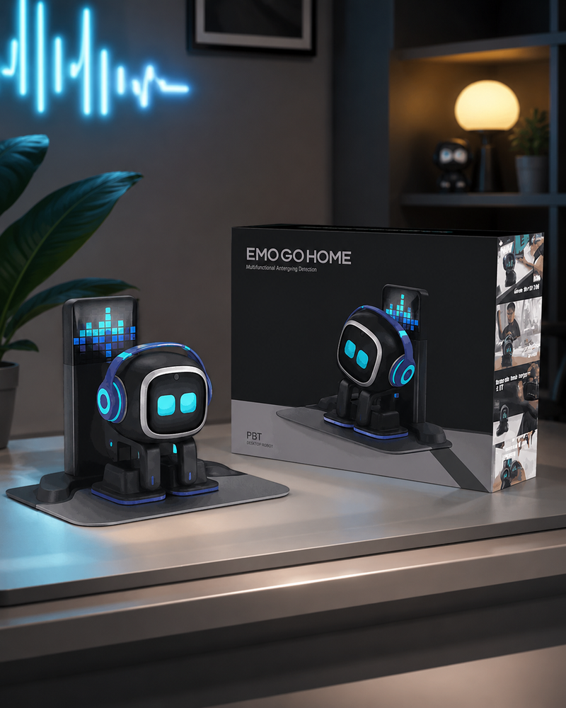 Mini Desktop go home Companion Robot Toy – Smart & Stylish for Kids & Tech Enthusiasts emo